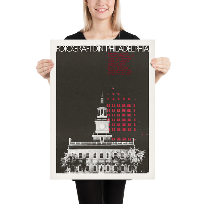 Philadelphia Travel Poster: Fotografi Din Philadelphia by U.S. Information Agency, 1980s