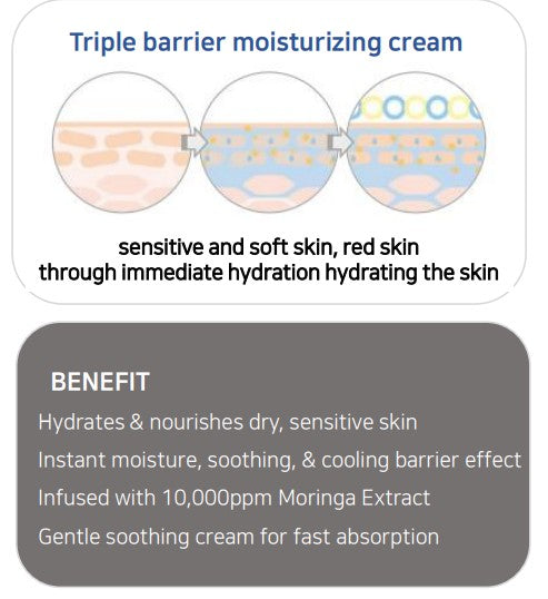 [ Pickyners ]  REAL MORINGA SOOTHING CREAM