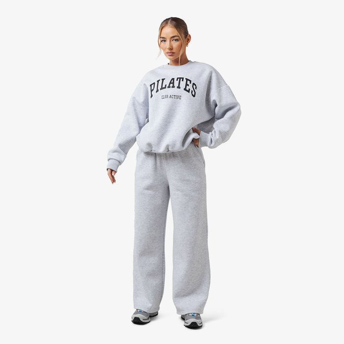 Pilates Sweatshirt | Grey Marl