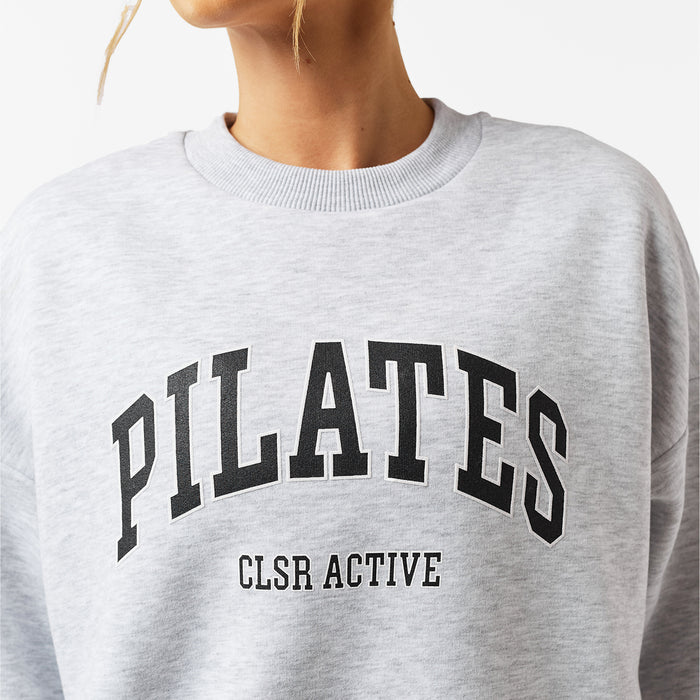 Pilates Sweatshirt | Grey Marl