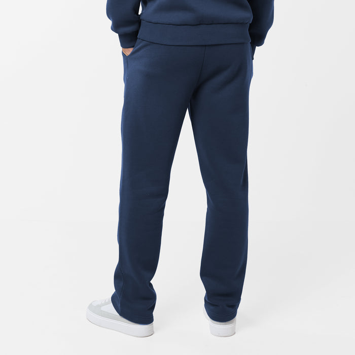 Pleated Open Hem Jogger | Midnight