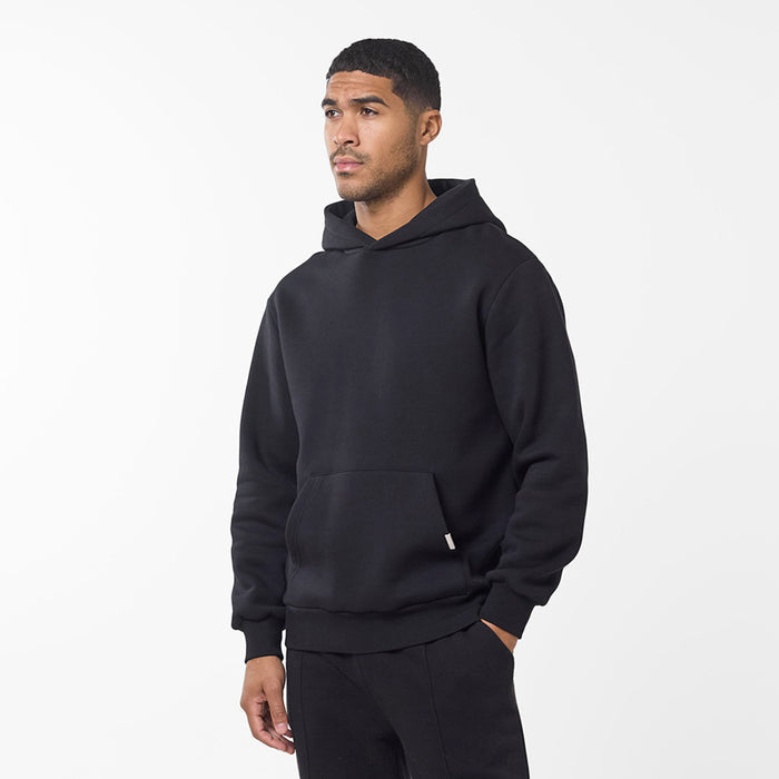 Men's black relaxed fit hoody