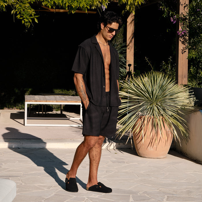 Pleated Short | Black
