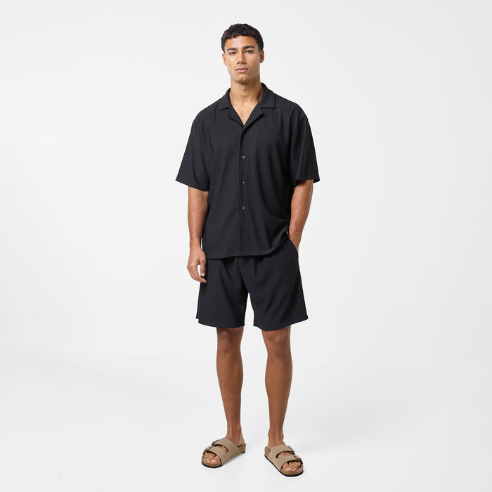 Pleated Short | Black