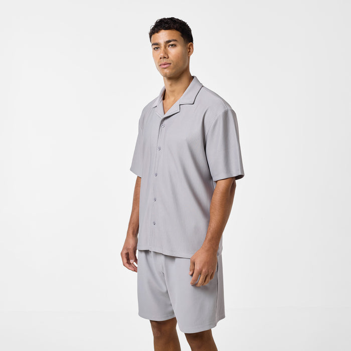 Pleated Short | Frost Grey