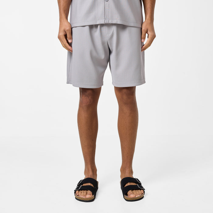 Pleated Short | Frost Grey