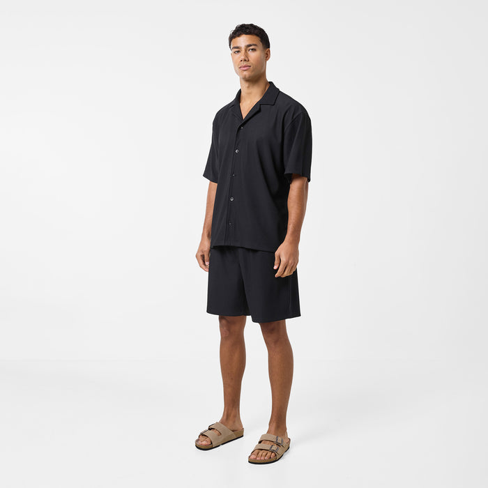 Pleated Twinset | Black