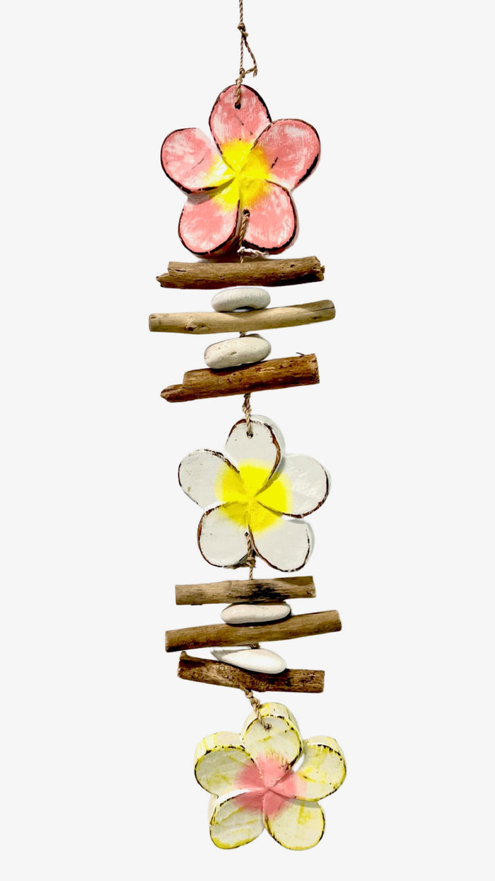 Plumeria Wood Decor