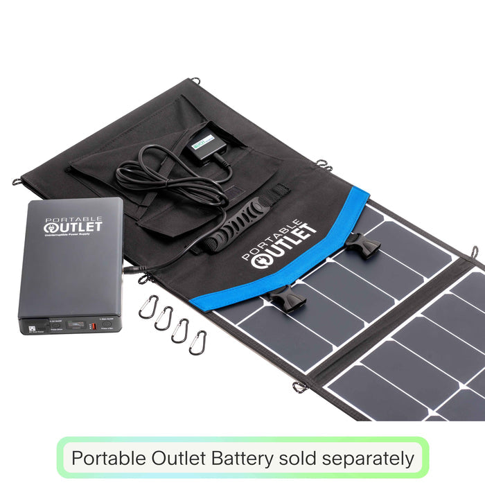Portable Outlet 18V- 60W Solar Panel Charger