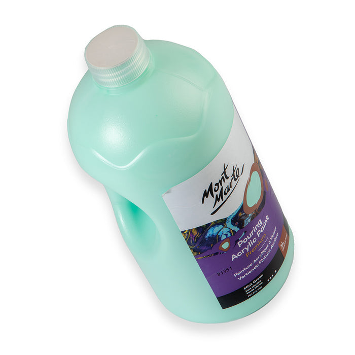 Pouring Acrylic Paint Premium 1L (33.8 US fl.oz) Bottle - Mint Green