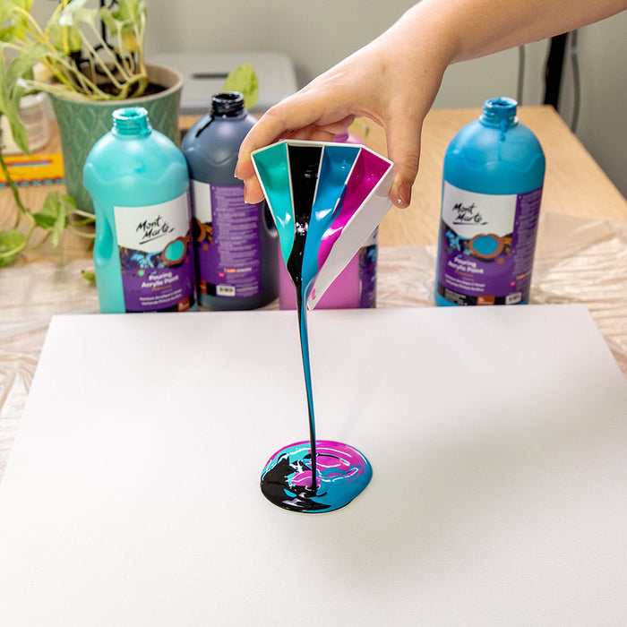 Pouring Acrylic Paint Premium 1L (33.8 US fl.oz) Bottle - Turquoise