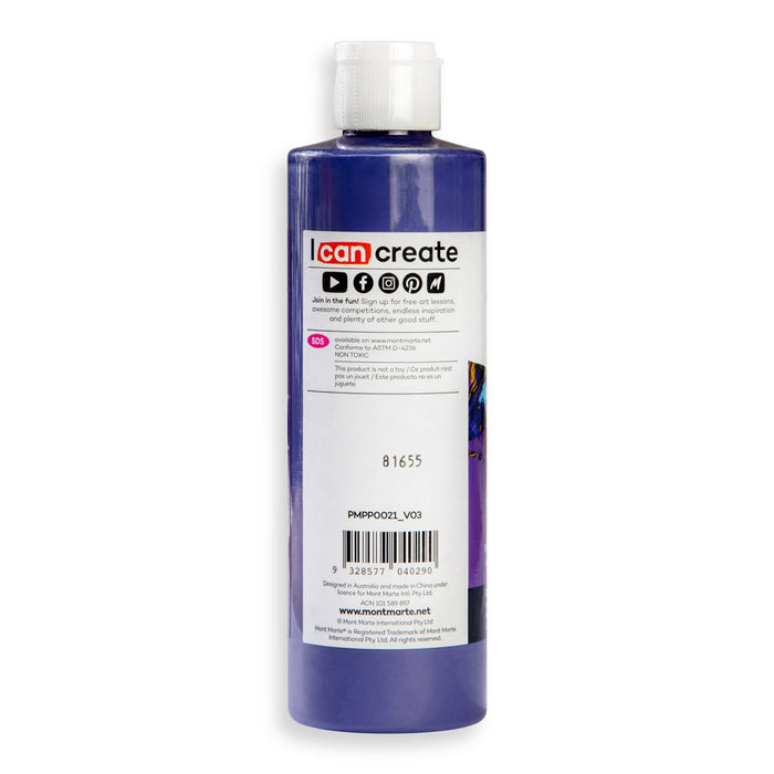 Pouring Acrylic Paint Premium 240ml (8.12 US fl.oz) - Dark Purple