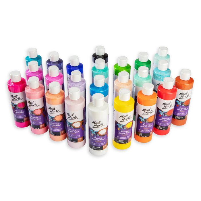 Pouring Acrylic Paint Premium 240ml (8.12 US fl.oz) - Light Blue