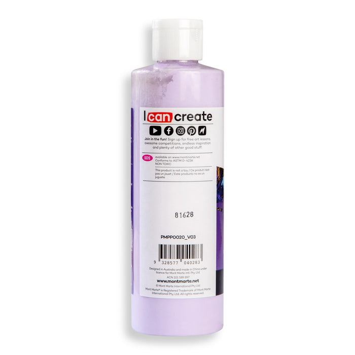 Pouring Acrylic Paint Premium 240ml (8.12 US fl.oz) - Light Purple