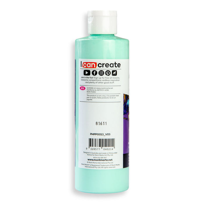 Pouring Acrylic Paint Premium 240ml (8.12 US fl.oz) - Mint Green