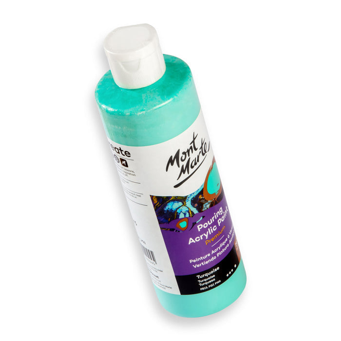 Pouring Acrylic Paint Premium 240ml (8.12 US fl.oz) - Turquoise