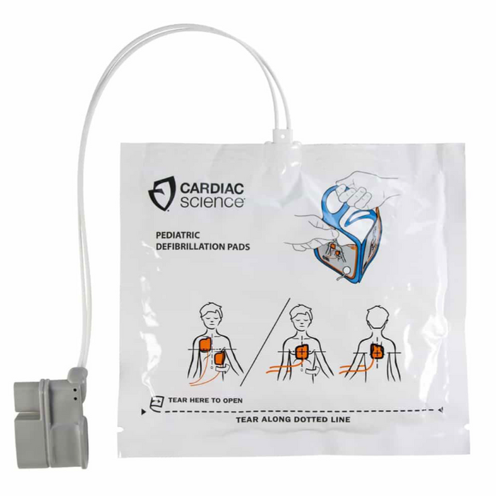 Powerheart G5 Pediatric Intellisense Defibrillation Electrode Pads - Front