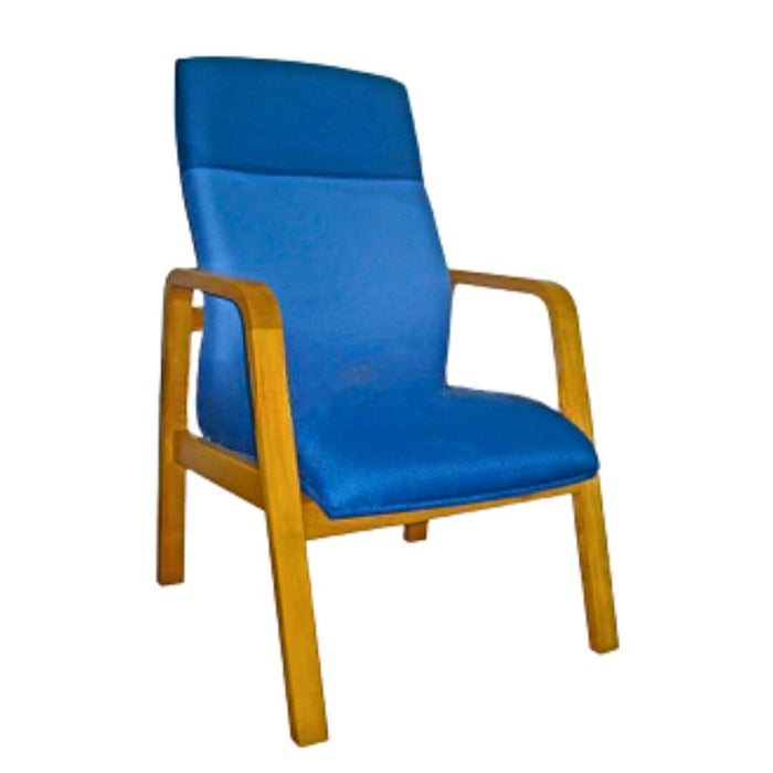 (Pre Order 12 Weeks) High Back Chair (PVC with solid wood) | iElder