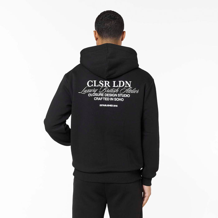 Premium Luxe Open Hem Tracksuit | Black