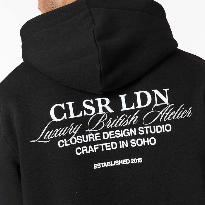 Premium Luxe Open Hem Tracksuit | Black