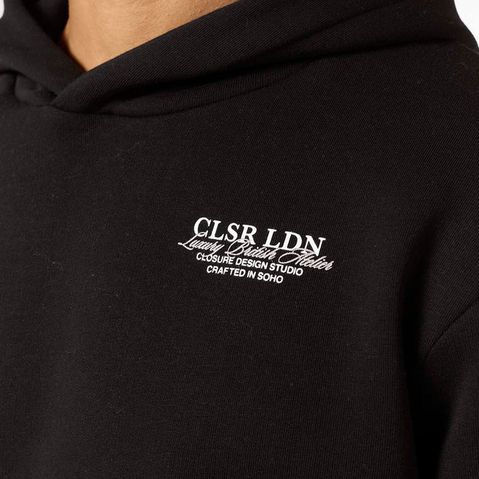 Premium Luxe Open Hem Tracksuit | Black