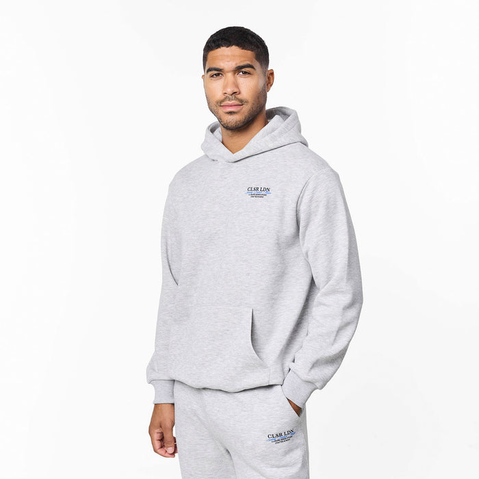 Premium Luxe Open Hem Tracksuit | Grey Marl