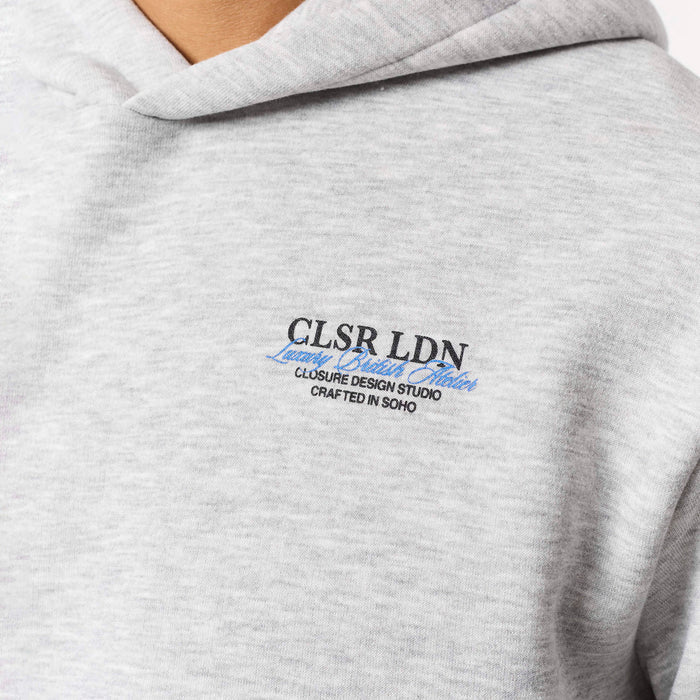 Premium Luxe Open Hem Tracksuit | Grey Marl