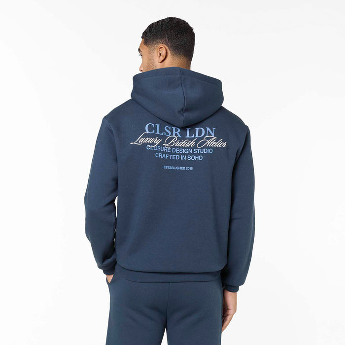 Premium Luxe Open Hem Tracksuit | Navy