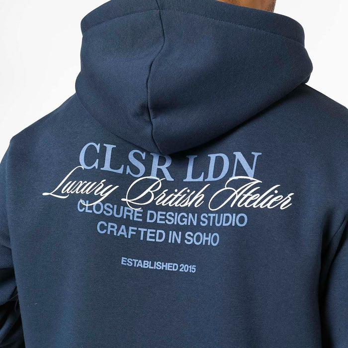 Premium Luxe Open Hem Tracksuit | Navy
