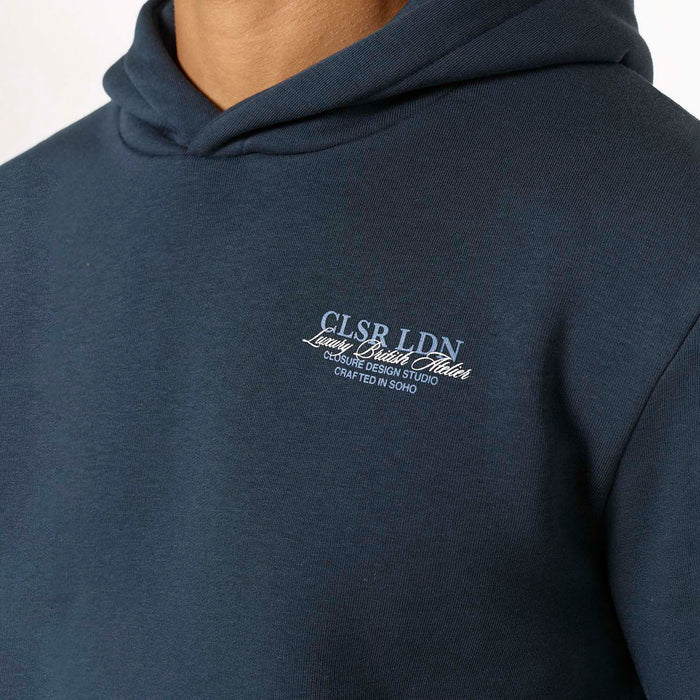 Premium Luxe Open Hem Tracksuit | Navy