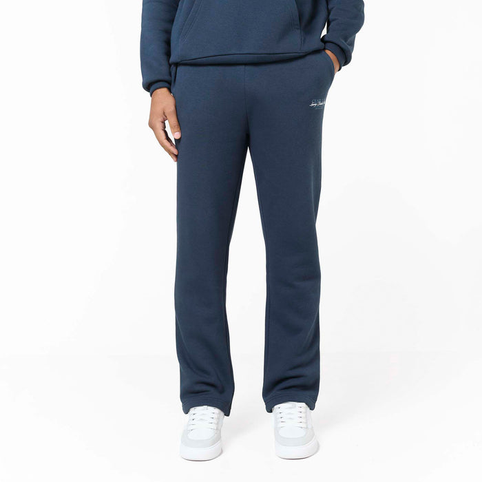 Premium Luxe Open Hem Tracksuit | Navy