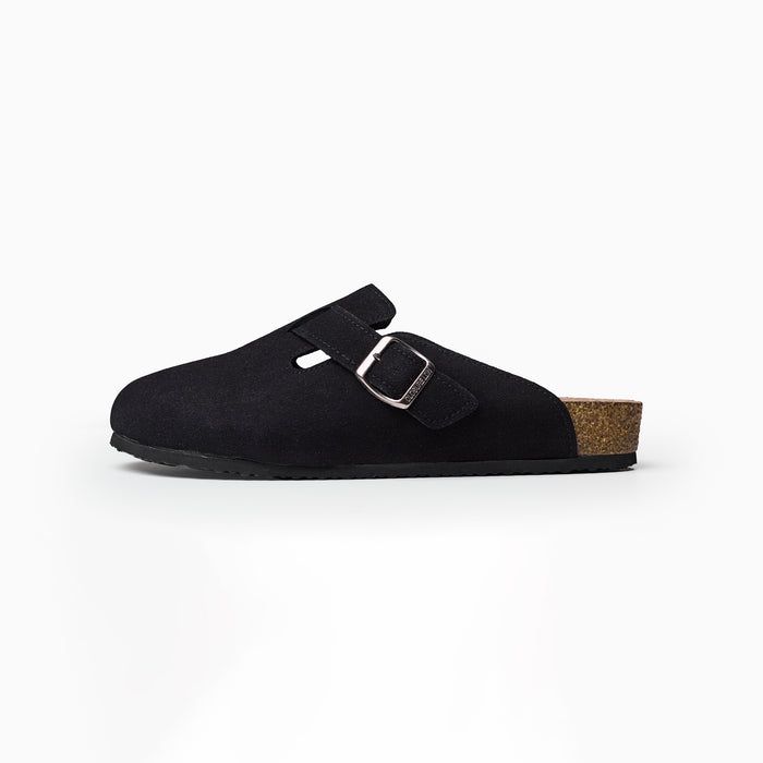 Men's  Black Premium Mule  Closure London  Front View