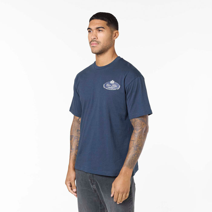 Premium Oval T-Shirt | Navy