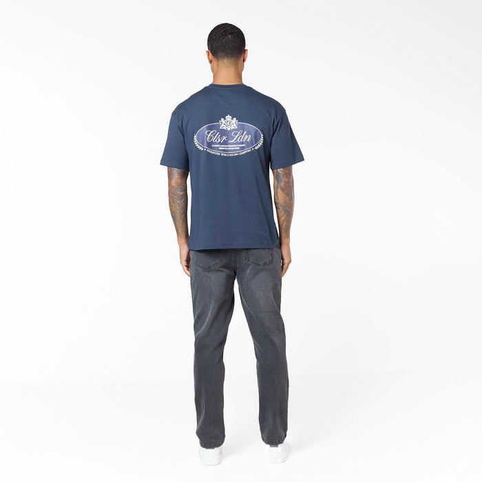 Premium Oval T-Shirt | Navy