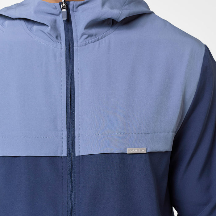 Premium Performance Jacket in navy/blue – Closure LDN branded tab detail