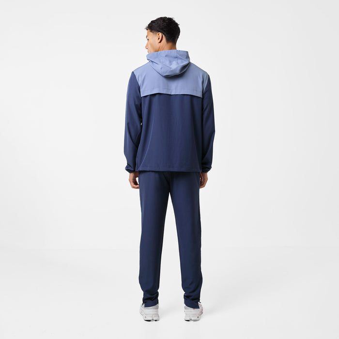 Men's Premium Performance Tracksuit in navy/blue – rear view