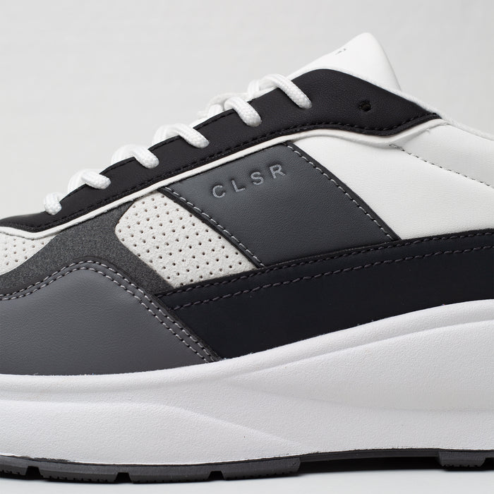 Premium Runner | White/Black/Dark Grey