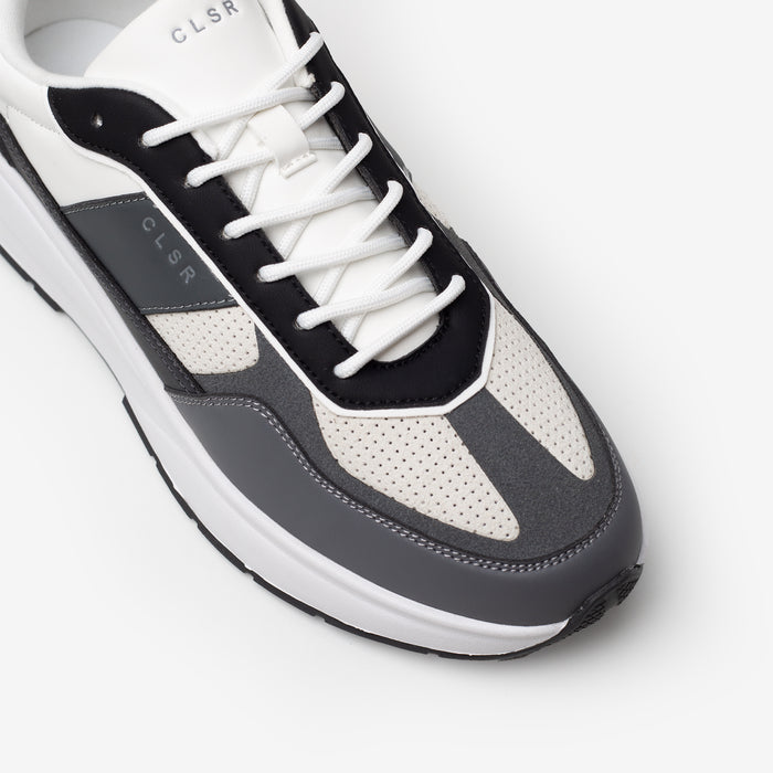 Premium Runner | White/Black/Dark Grey