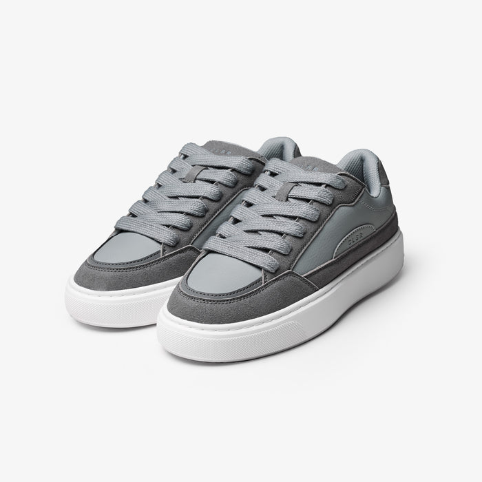 Premium Skate Shoe | Light Grey/White