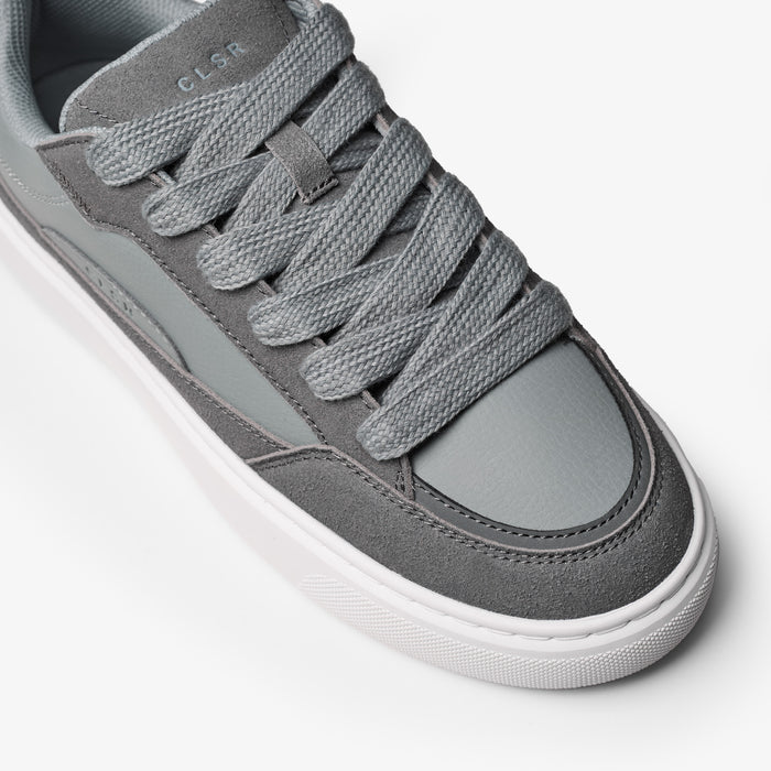Premium Skate Shoe | Light Grey/White