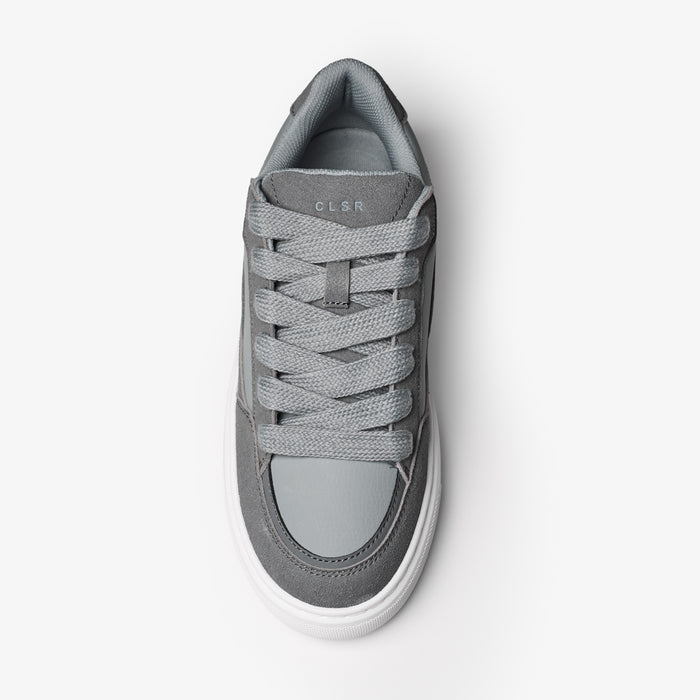 Premium Skate Shoe | Light Grey/White