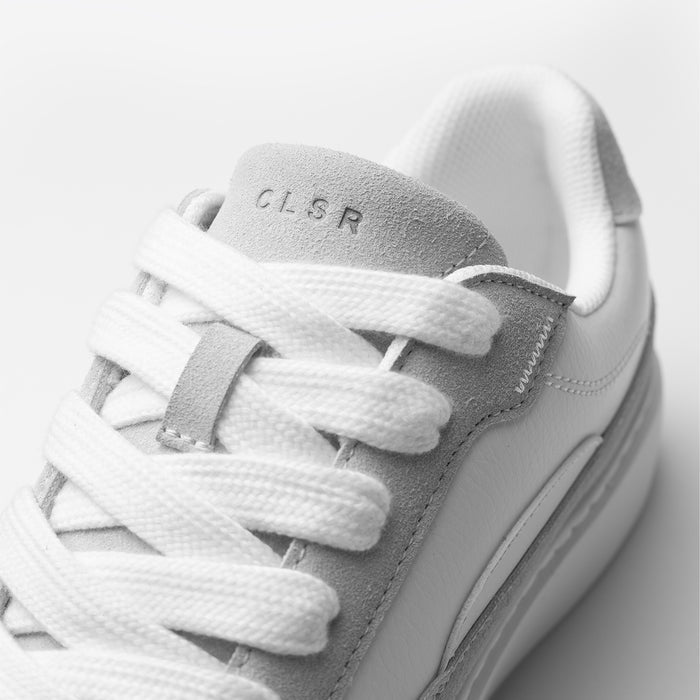 Premium Skate Shoe | White/Grey