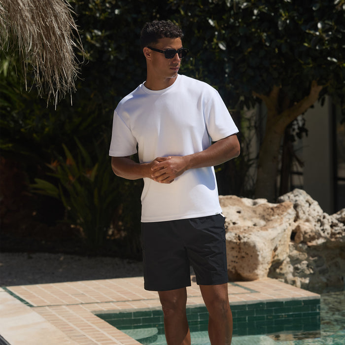 Premium Tech Cargo Short |  Black
