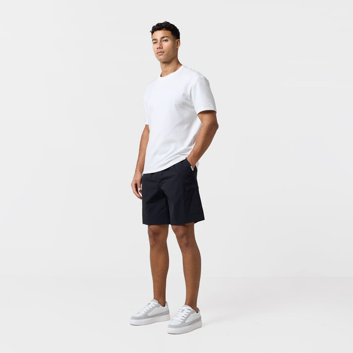 Premium Tech Cargo Short |  Black