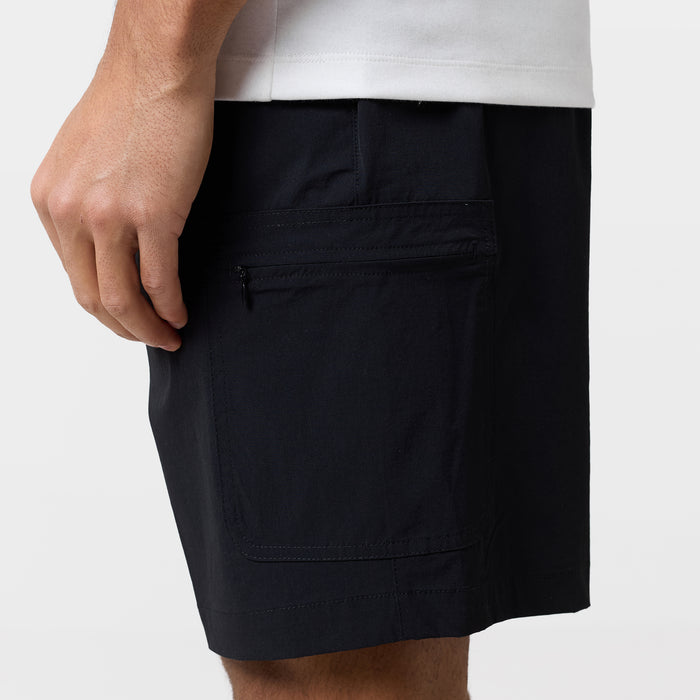 Premium Tech Cargo Short |  Black
