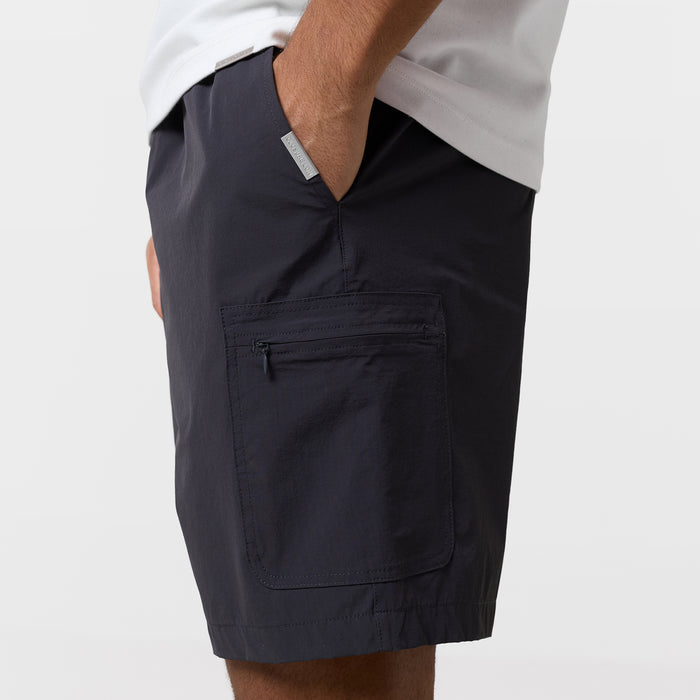 Premium Tech Cargo Short | Charcoal