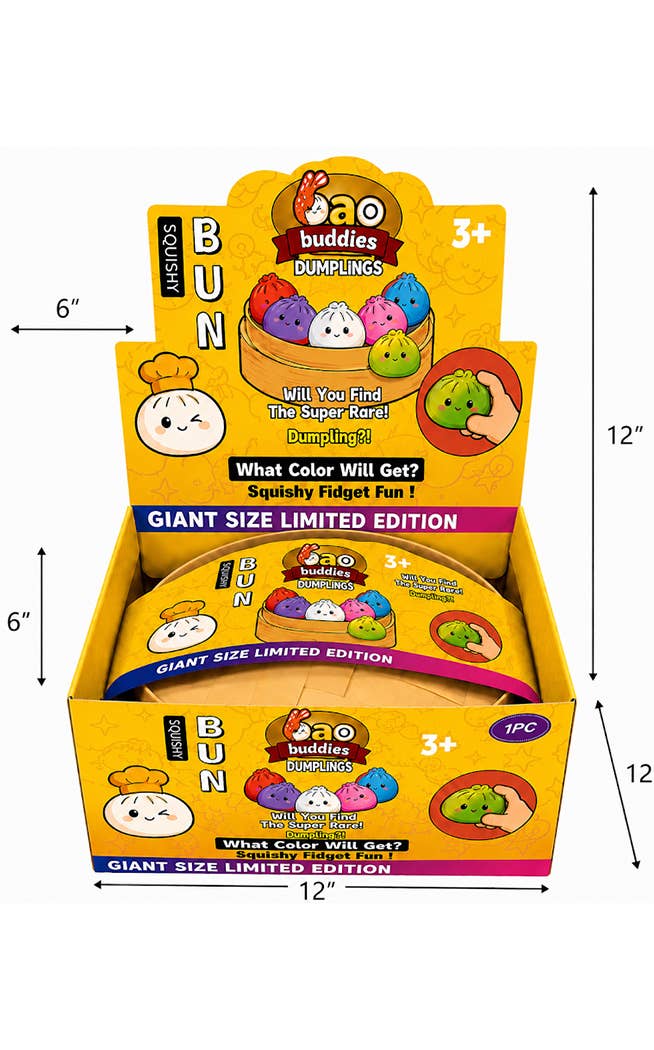 Preorder Bao Buddies Giant 12in Dumpling