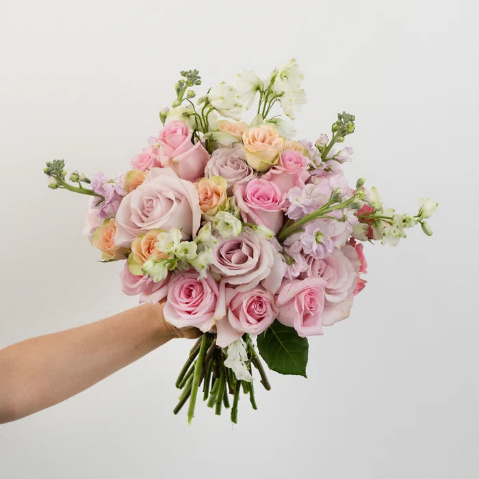 Pretty In Pink Diy Flower Kit Vase - Image