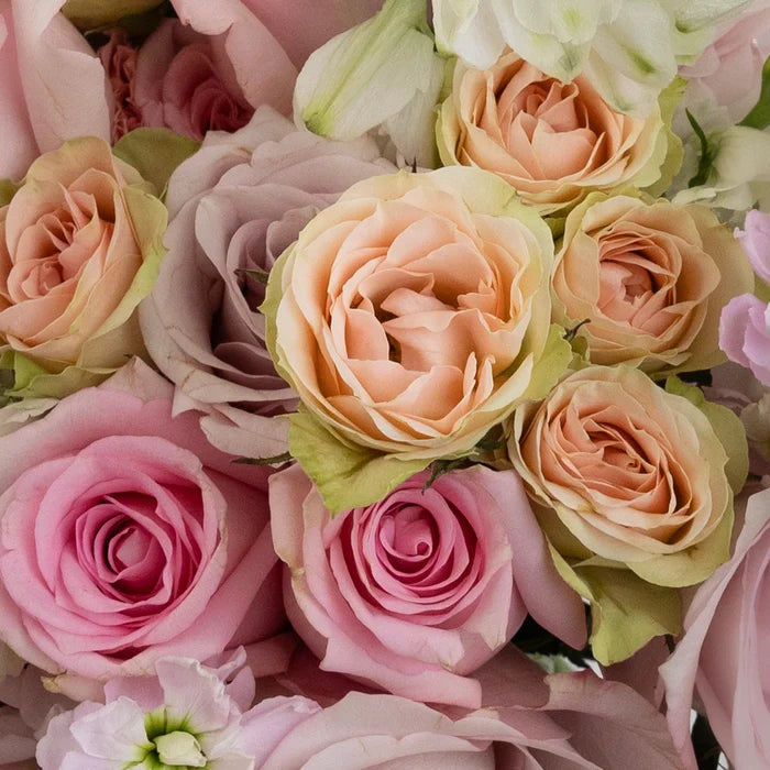 Pretty In Pink Flower Bouquet Stem - Image