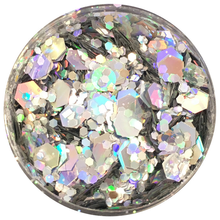 Prima Makeup 30mm Loose Glitter for Face and Body - Silver Lining